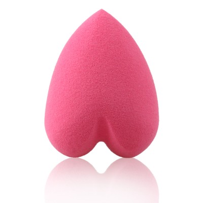 New Design Love shape makeup sponge Latex free Sponge Red color Beauty blending soft beauty sponge cosmetic puff