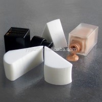 Organic skin care makeup wedges triangle puff cosmetics sponge latex free high density foam sponge