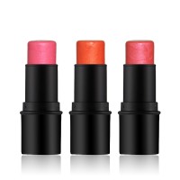 High Quality OEM Mineral 3 Colors Cream Blusher Stick Cosmetics Makeup Blush