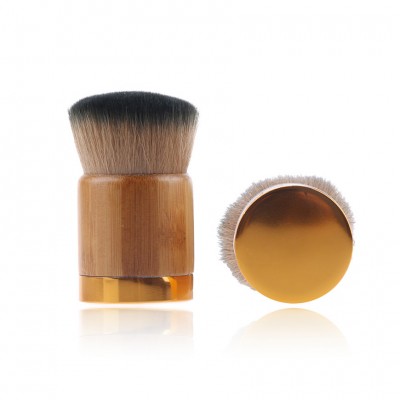 2019  High quality Natural  brush  makeup Cosmetics brush  bamboo Kabuki Brush