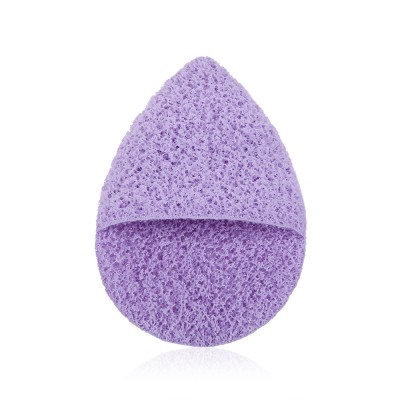 2020 Wholesales pocket design powder puff latex free top texture PU facial cleaning sponge