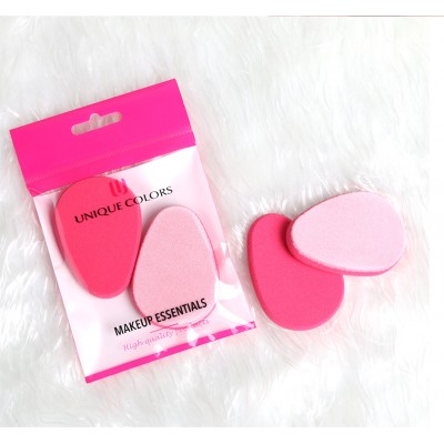 2pcs Beauty Makeup Kits Double Sides Powder flocking Puff SBR Makeup Blend Sponge